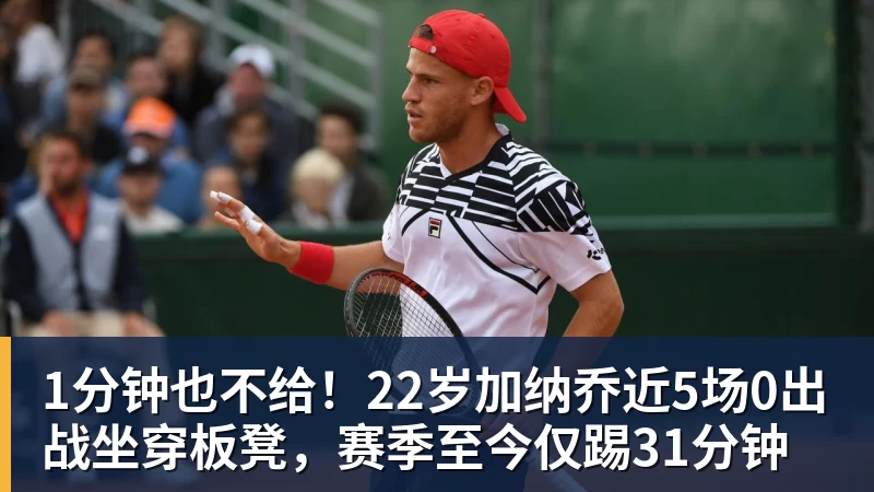 1分钟也不给！22岁加纳乔近5场0出战坐穿板凳，赛季至今仅踢31分钟